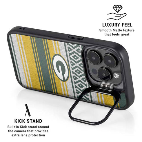 NFL Green Bay Packers Trailblazer iPhone 15 Pro Max Kickstand Case