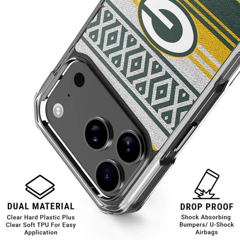 NFL Green Bay Packers Trailblazer iPhone 18 Pro Clear Case
