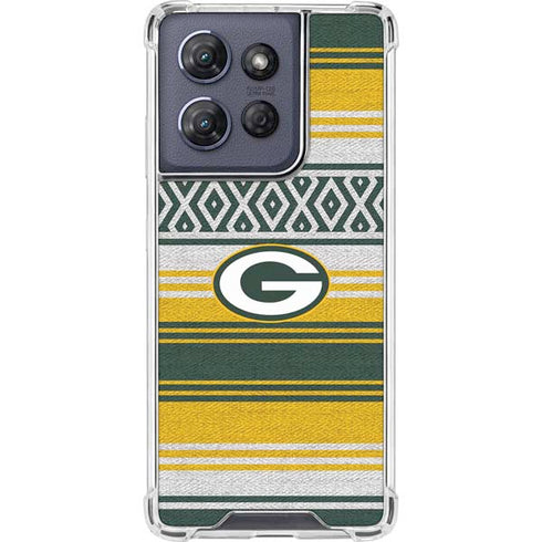 NFL Green Bay Packers Trailblazer Moto G 5G (2025) Clear Case