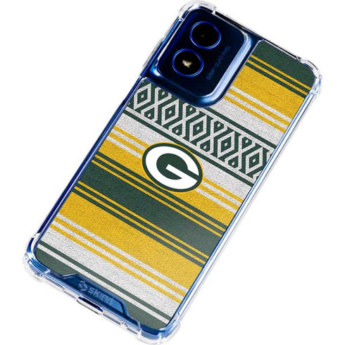 NFL Green Bay Packers Trailblazer Moto G 5G (2024) Clear Case