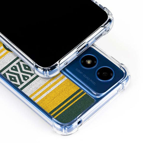 NFL Green Bay Packers Trailblazer Moto G 5G (2024) Clear Case