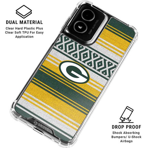 NFL Green Bay Packers Trailblazer Moto G Power 5G (2024) Clear Case