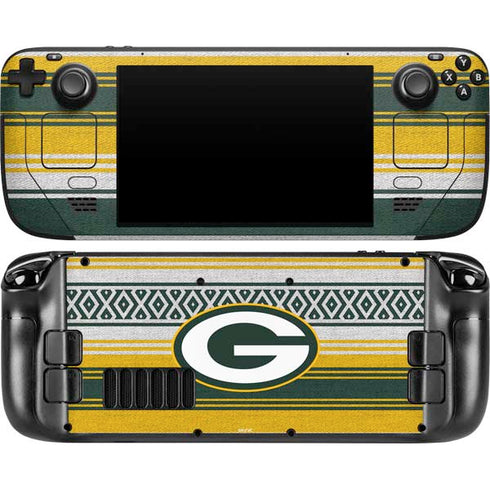 NFL Green Bay Packers Trailblazer Steam Deck Handheld Gaming Computer OLED Skin