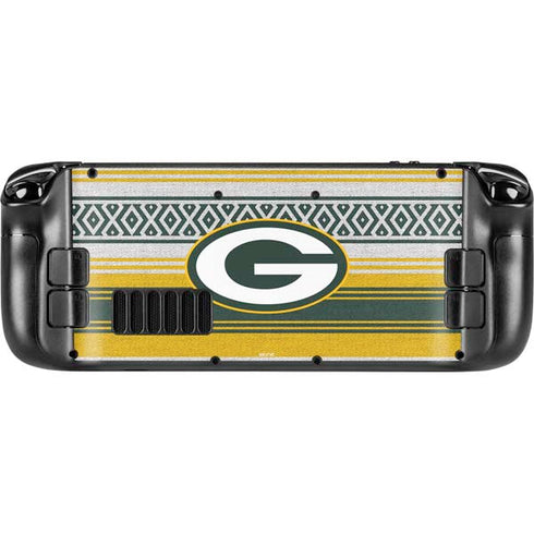 NFL Green Bay Packers Trailblazer Steam Deck Handheld Gaming Computer Skin