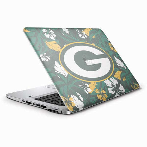 NFL Green Bay Packers Tropical Print HP Elitebook Skin