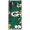 NFL Green Bay Packers Tropical Print Galaxy A17 Clear Case