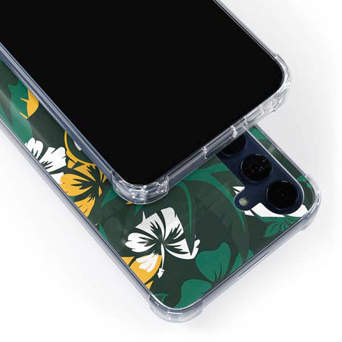 NFL Green Bay Packers Tropical Print Galaxy A35 5G Clear Case