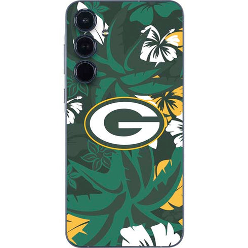 NFL Green Bay Packers Tropical Print Galaxy A36 5G Skin