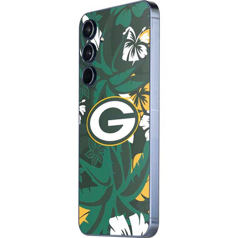 NFL Green Bay Packers Tropical Print Galaxy A36 5G Skin