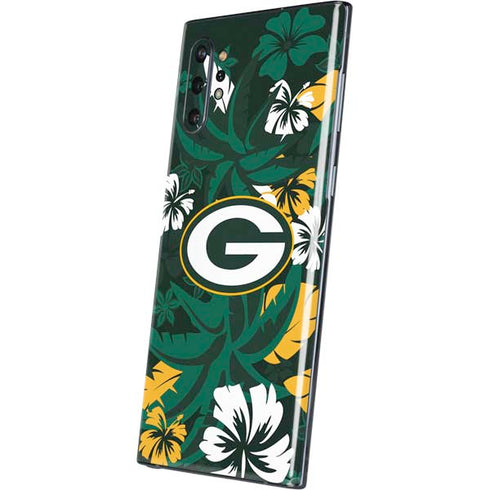 NFL Green Bay Packers Tropical Print Galaxy Note 10 Plus Skin