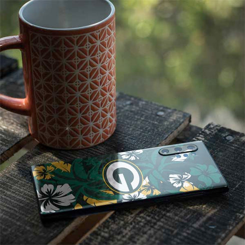 NFL Green Bay Packers Tropical Print Galaxy Note 10 Plus Skin