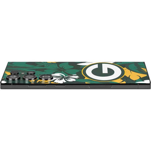 NFL Green Bay Packers Tropical Print Galaxy S24 Ultra Skin