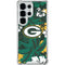 NFL Green Bay Packers Tropical Print Galaxy S25 Ultra Clear Case