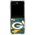 NFL Green Bay Packers Tropical Print Galaxy Z Flip6 Clear Case