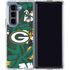 NFL Green Bay Packers Tropical Print Galaxy Z Fold5 5G Clear Case