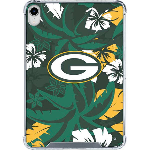 NFL Green Bay Packers Tropical Print iPad 11th Gen (2025) Clear Case