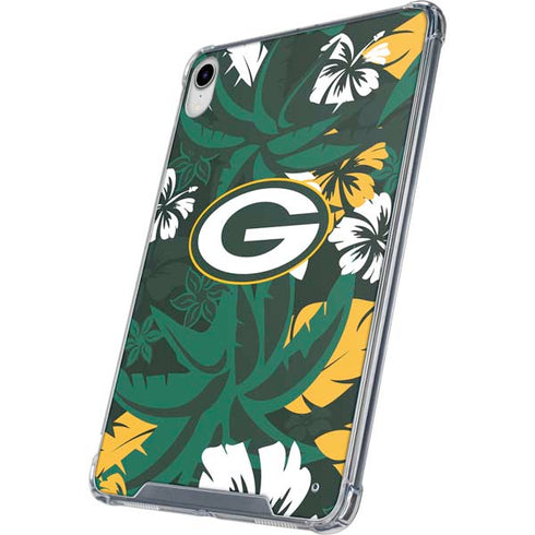 NFL Green Bay Packers Tropical Print iPad 11th Gen (2025) Clear Case