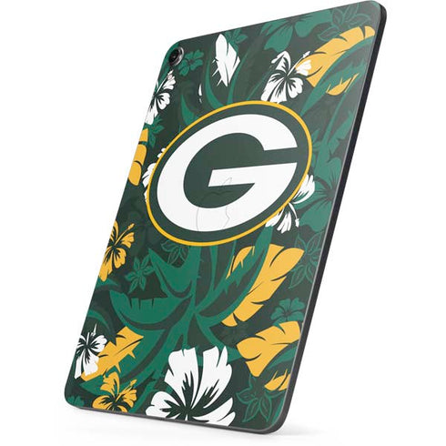 NFL Green Bay Packers Tropical Print Apple iPad Pro Skin