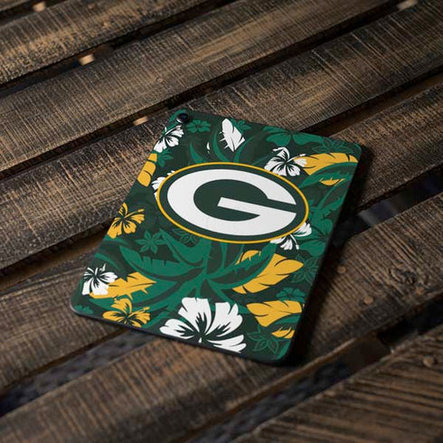 NFL Green Bay Packers Tropical Print Apple iPad Pro Skin