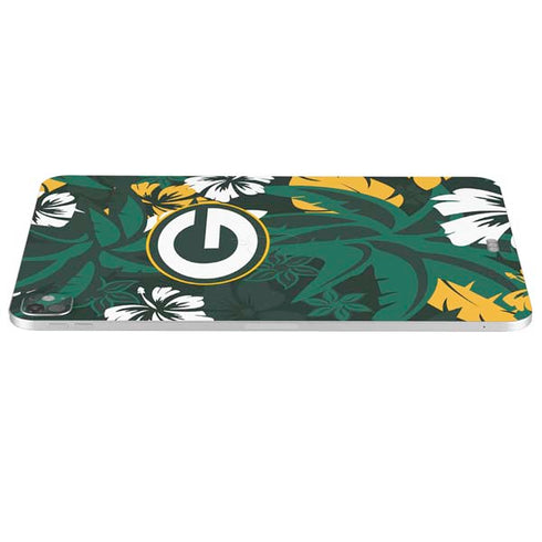 NFL Green Bay Packers Tropical Print iPad Pro 13in M4 (2024) Skin