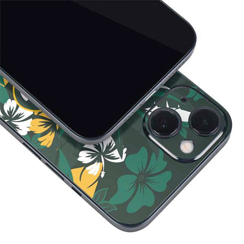 NFL Green Bay Packers Tropical Print iPhone Skins