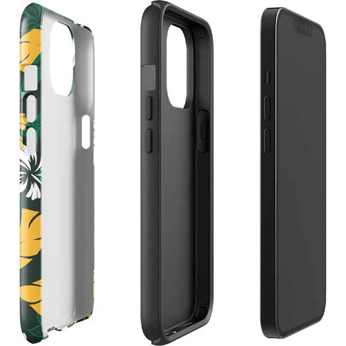 NFL Green Bay Packers Tropical Print iPhone 15 Impact Case