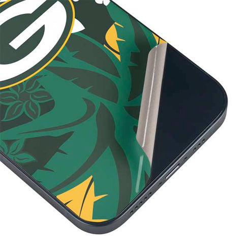 NFL Green Bay Packers Tropical Print iPhone 15 Skin