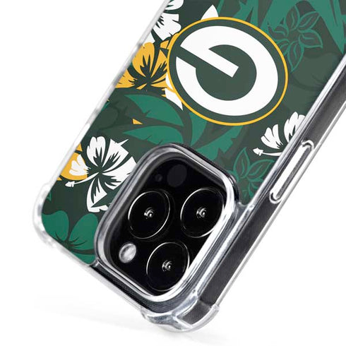 NFL Green Bay Packers Tropical Print iPhone 16 Pro MagSafe Case