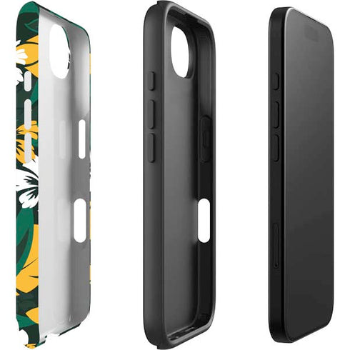 NFL Green Bay Packers Tropical Print iPhone 16e Impact Case