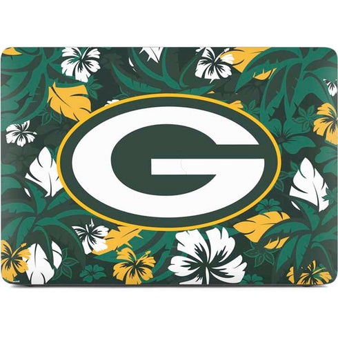 NFL Green Bay Packers Tropical Print Apple MacBook Air Skin