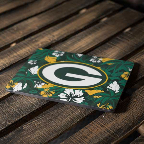 NFL Green Bay Packers Tropical Print Apple MacBook Air Skin