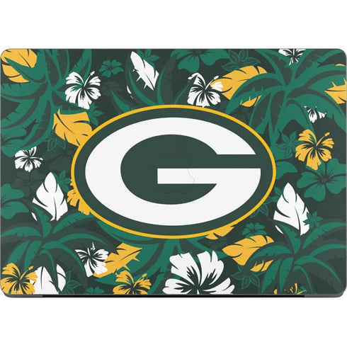NFL Green Bay Packers Tropical Print Apple MacBook Pro 14-inch Skin