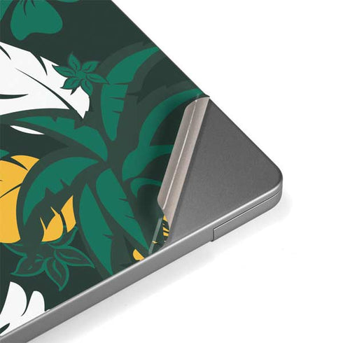 NFL Green Bay Packers Tropical Print Apple MacBook Pro 14-inch Skin