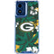 NFL Green Bay Packers Tropical Print Moto G 5G (2024) Clear Case