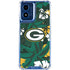 NFL Green Bay Packers Tropical Print Moto G 5G (2024) Clear Case