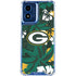 NFL Green Bay Packers Tropical Print Moto G Play 4G (2024) Clear Case