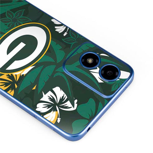 NFL Green Bay Packers Tropical Print Moto G Play 4G (2024) Skin