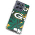 NFL Green Bay Packers Tropical Print Moto G Power 5G (2025) Clear Case