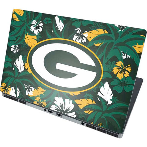 NFL Green Bay Packers Tropical Print Dell Precision Skin