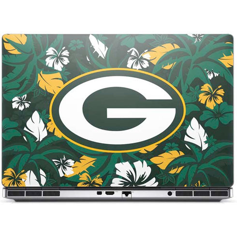 NFL Green Bay Packers Tropical Print Dell Precision Skin