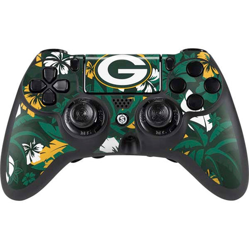 NFL Green Bay Packers Tropical Print PlayStation PS4 Skins
