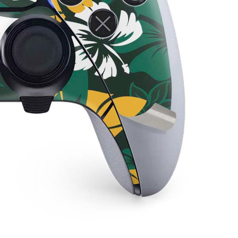 NFL Green Bay Packers Tropical Print PS5 DualSense Edge Pro Controller Skin