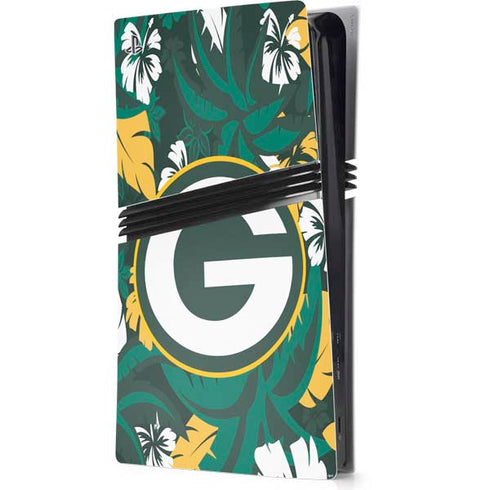 NFL Green Bay Packers Tropical Print PlayStation PS5 Skins