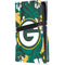 NFL Green Bay Packers Tropical Print PS5 Pro Disk Console Skin