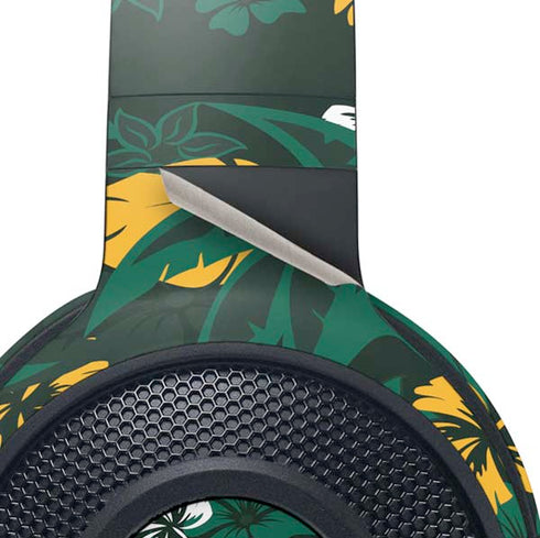 NFL Green Bay Packers Tropical Print Razer Kraken X Skin
