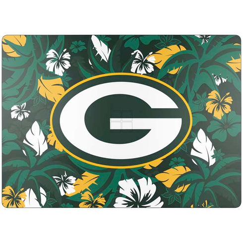 NFL Green Bay Packers Tropical Print Surface Laptop 7 13.8in Skin