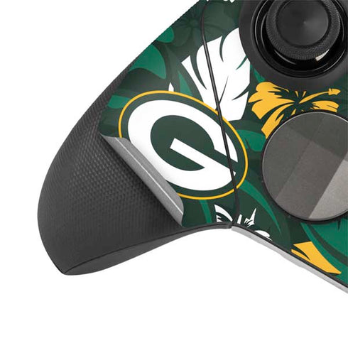 NFL Green Bay Packers Tropical Print Xbox Elite Wireless Controller Series 2 Skin