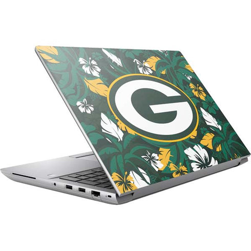 NFL Green Bay Packers Tropical Print HP ZBook Fury 16 G10 Skin