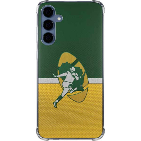 NFL Green Bay Packers Vintage Galaxy A35 5G Clear Case