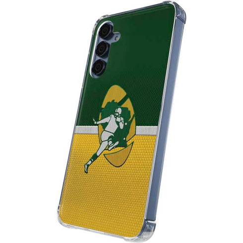 NFL Green Bay Packers Vintage Galaxy A35 5G Clear Case